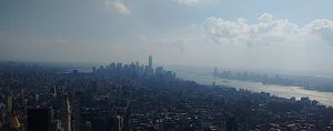 Southern View from the Empire State Building, including the Freedom Tower